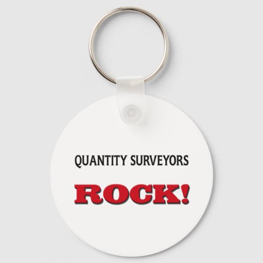 Quantity Surveyors Rock Sleutelhanger (Voorkant)