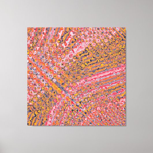 Quantum Abstract Landschapsontwerp Canvas Afdruk (Voorkant)