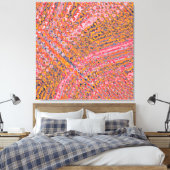 Quantum Abstract Landschapsontwerp Canvas Afdruk (Insitu (Slaapkamer))