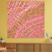 Quantum Abstract Landschapsontwerp Canvas Afdruk (Insitu (Woonkamer))