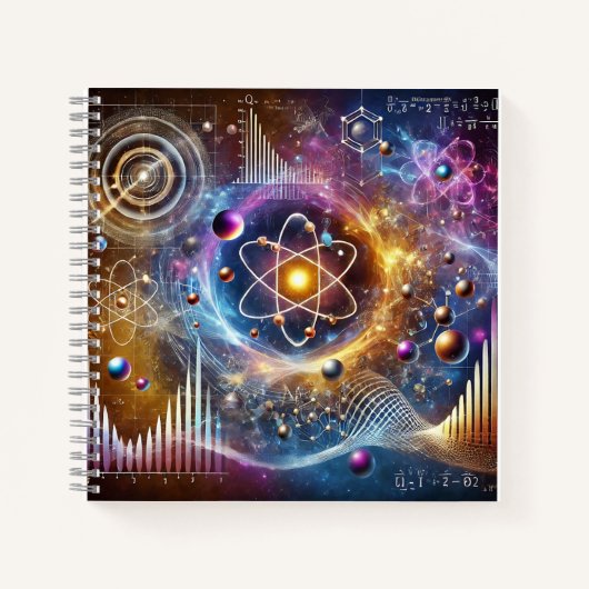 Quantum Atomen & Kosmische Energie Notitieboek (Voorkant)