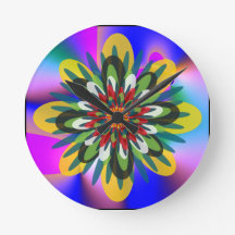 Quantum Bloemrijke Kleurrijke Retro Geometrische M