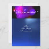 QUANTUM BUBBEL MONOGRAM paars blauw Kaart (Achterkant)