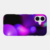 QUANTUM BUBBEL paars iPhone 16 Hoesje (Achterkant horizontaal)