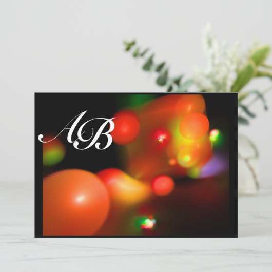 QUANTUM BUBBLE rood, roze Kaart (Staand voorkant)