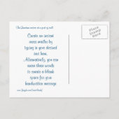 Quantum Calling Custom Aankondigingskaart (Achterkant)