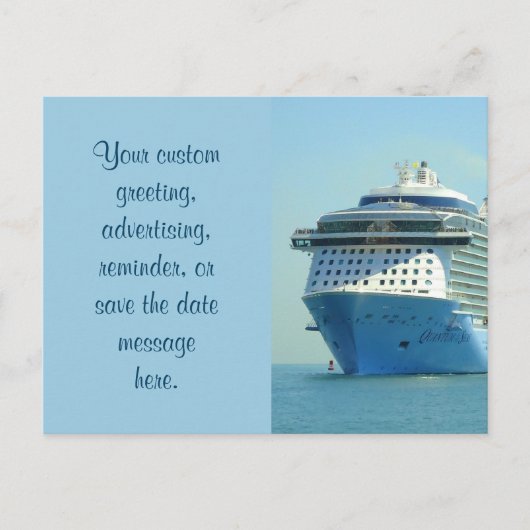 Quantum Calling Custom Aankondigingskaart (Voorkant)