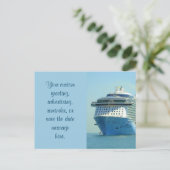 Quantum Calling Custom Aankondigingskaart (Staand voorkant)