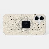 Quantum Center Raster iPhone 16 Hoesje (Achterkant horizontaal)
