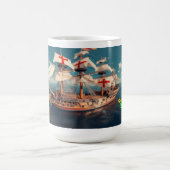 Quantum-Charm AI gevraagd Santa Maria v1.0 Koffiemok (Center)