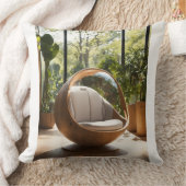 "Quantum Comfort: Futuristische Sci-Fi Pod Chair P Kussen (Deken)