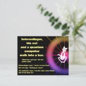 Quantum Computer Funny Briefkaart (Staand voorkant)