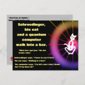 Quantum Computer Funny Briefkaart (Voorkant / Achterkant)