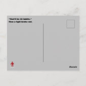 Quantum Computer Funny Briefkaart (Achterkant)