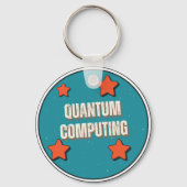 Quantum Computing Science Sleutelhanger (Achterkant)
