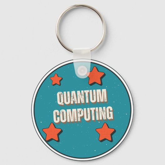 Quantum Computing Science Sleutelhanger (Achterkant)