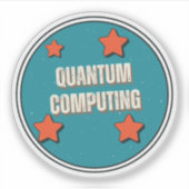 Quantum Computing Sticker (Voorkant)