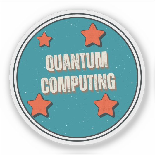 Quantum Computing Sticker (Voorkant)