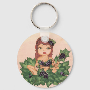 Quantum Cutie Grape Vine Girl Sleutelhanger