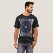 Quantum Dance: Een stellaire superpositie T-shirt (Voorkant volledig)