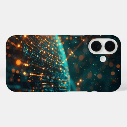 Quantum Data Stream Case-Mate iPhone Case (Achterkant (horizontaal))