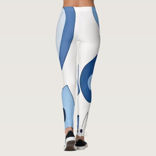 Quantum Dot Dreams Abstract Leggings (Achterkant)