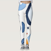 Quantum Dot Dreams Abstract Leggings (Voorkant)