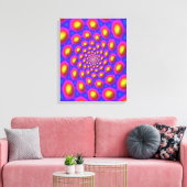Quantum Eigen State Mandala Kunst Canvas Afdruk (Insitu (Woonkamer))