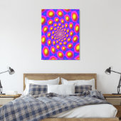 Quantum Eigen State Mandala Kunst Canvas Afdruk (Insitu (Slaapkamer))