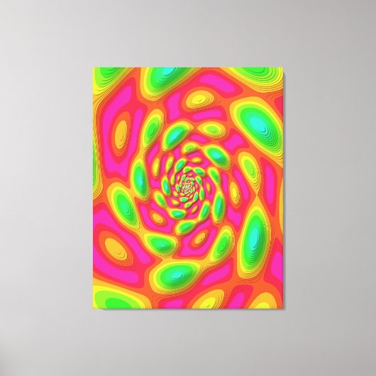 Quantum Eigen State Mandala Kunst  Canvas Afdruk (Voorkant)