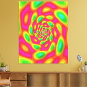 Quantum Eigen State Mandala Kunst  Canvas Afdruk (Insitu (Woonkamer))