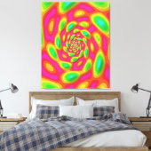 Quantum Eigen State Mandala Kunst  Canvas Afdruk (Insitu (Slaapkamer))