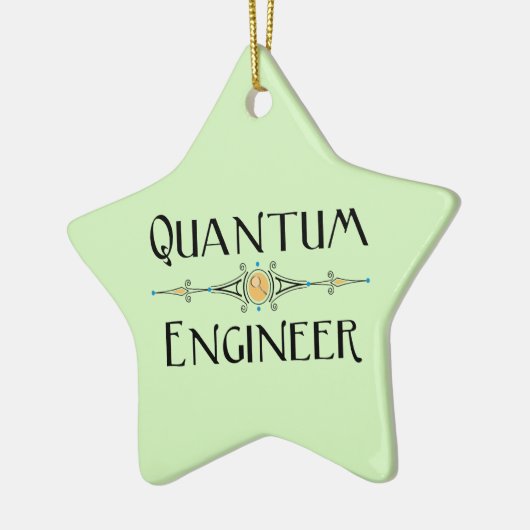 Quantum Engineer Line Keramisch Ornament (Links)