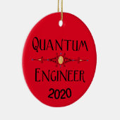 Quantum Engineer Line Keramisch Ornament (Rechts)