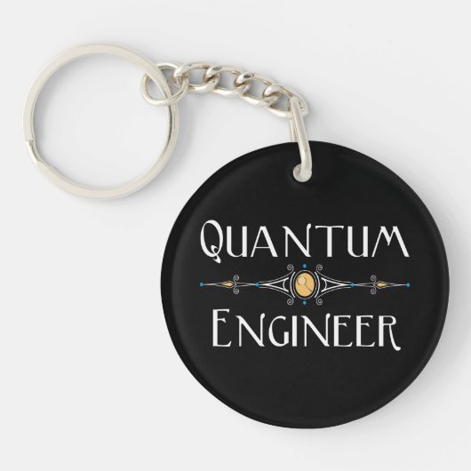 Quantum Engineer Line Sleutelhanger (Voorkant)