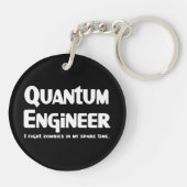 Quantum Engineer Zombie Fighter Sleutelhanger (Achterkant)
