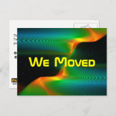 Quantum Entangens Aankondigingskaart (Voorkant / Achterkant)