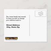 Quantum Entangens Aankondigingskaart (Achterkant)