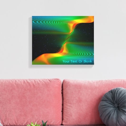 Quantum Entangens Canvas Afdruk (Insitu (Woonkamer))