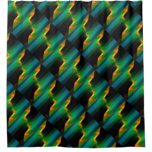 Quantum Entangens Douchegordijn (Voorkant)