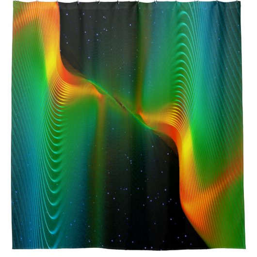 Quantum Entangens Douchegordijn (Voorkant)