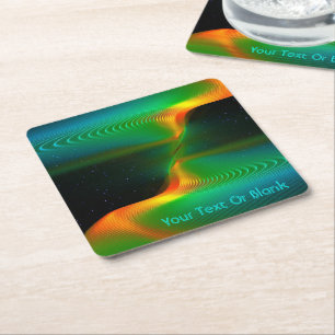 Quantum Entangens Kartonnen Onderzetters