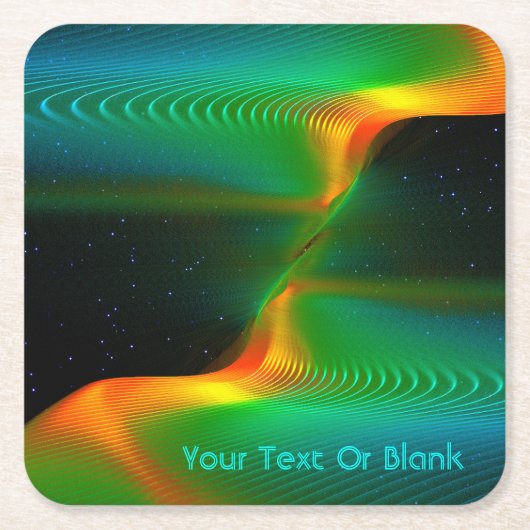 Quantum Entangens Kartonnen Onderzetters (Voorkant)