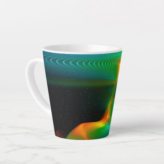 Quantum Entangens Latte Mok (Linkerhoek)