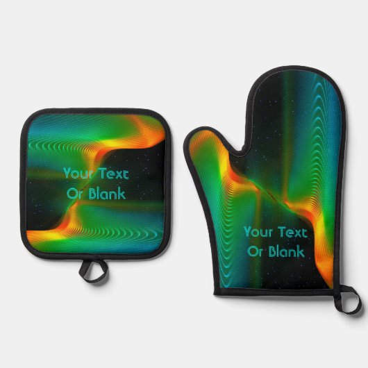 Quantum Entangens Ovenwant & Pannenlap Set (Voorkant)