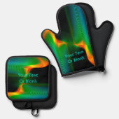 Quantum Entangens Ovenwant & Pannenlap Set (Voorkant / Achterkant)