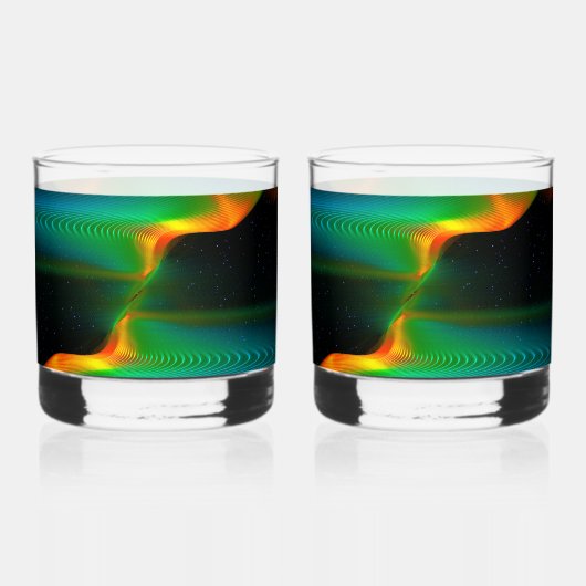 Quantum Entangens Whisky Glas (Achterkant)