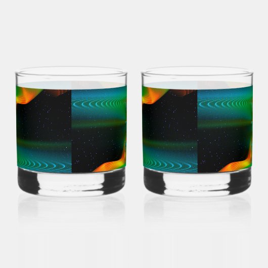 Quantum Entangens Whisky Glas (Rechts)