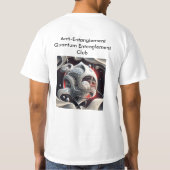 Quantum Entanglement Fun Meme T-shirt (Achterkant)