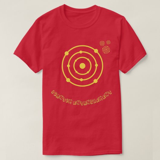 quantum entanglement t-shirt (Design voorkant)